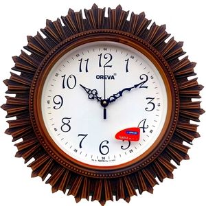 Wooden Look Designer Wall Clock(brown)